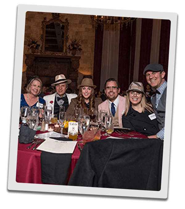 Tampa Murder Mystery party guests at the table